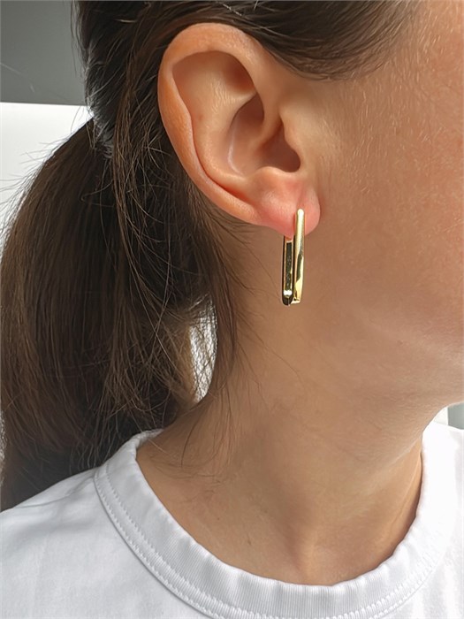 Прямоугольные серьги 2341