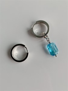 Серьги с кристаллом Swarovski