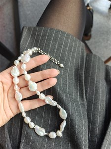 Колье из микса барочного жемчуга 2226