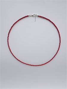 Чокер из гранёного коралла 2338