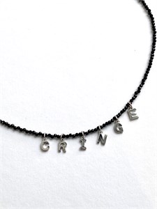 Чокер из шпинели cringe 2361