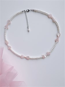 Колье из жемчуга с бантиками 2398