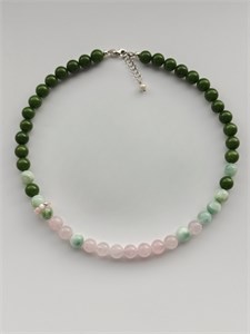 Колье из микса камней 2439