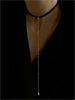 Чокер из шпинели с цепочкой и кристаллом Swarovski - фото 5019