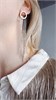 Серьги с длинными цепями 2345