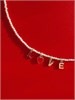 Чокер из циркона с надписью love 2358