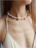 Колье из коралла со звездами 2407