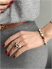 Кольцо с миксом камней 2452